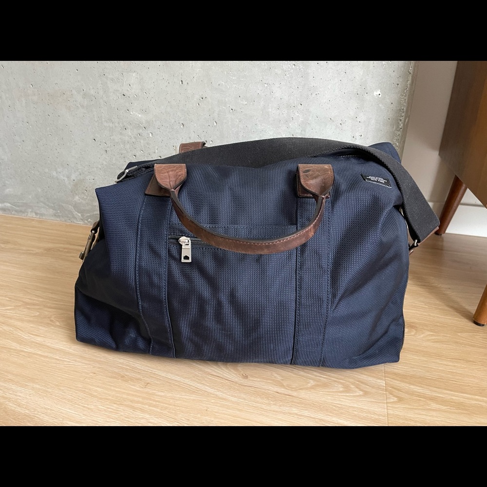 Jack Spade Waxed Canvas Weekender Bag